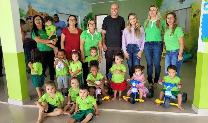 Berçário é reinaugurado em creche conveniada com a Prefeitura