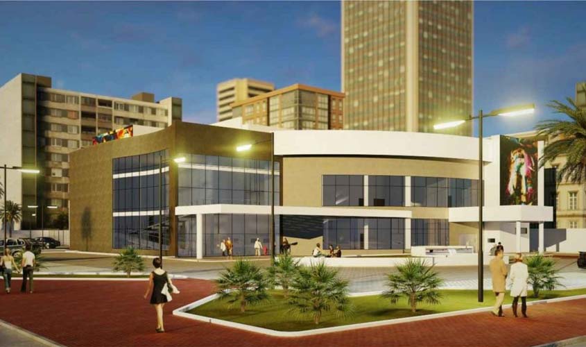 Construção do Teatro Municipal segue em fase de conclusão