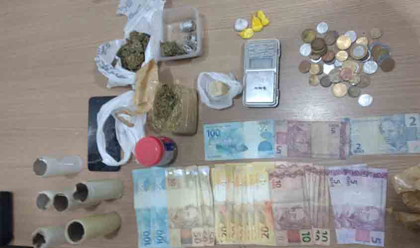 Homens são presos por tráfico de drogas em Rolim de Moura