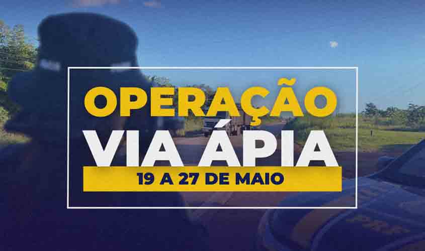 PRF em Rondônia dará início à Operação Via Ápia em todo o estado