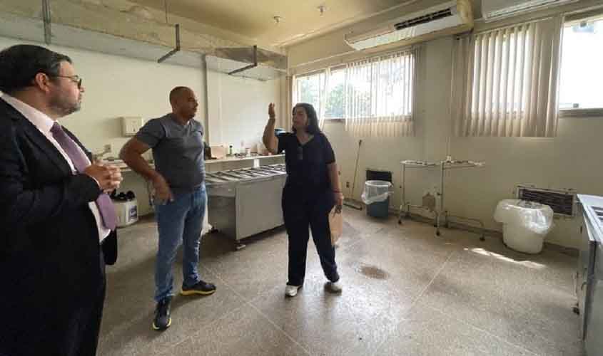 Após visita técnica, MP alerta para a necessidade de melhorias nas instalações do prédio do IML em Porto Velho