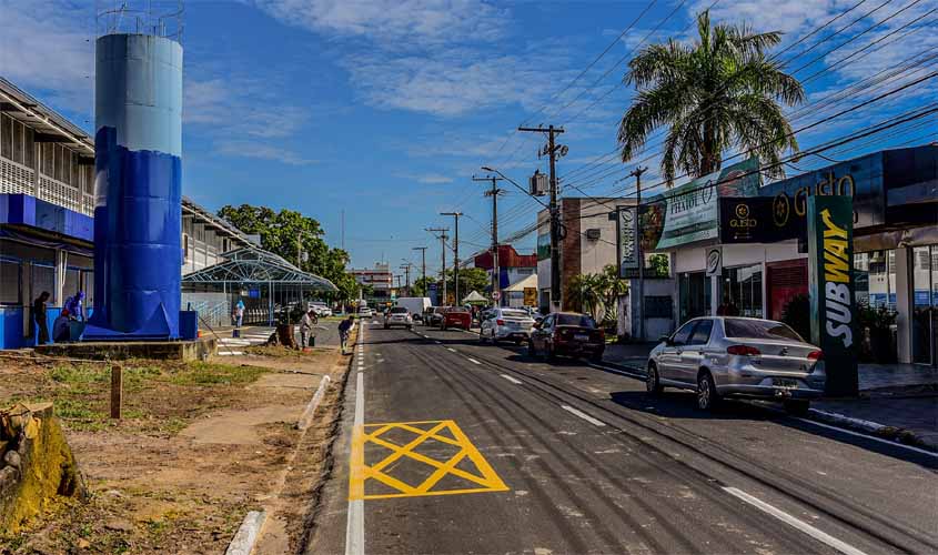 AMT conclui sinalização em trecho da avenida Marechal Rondon