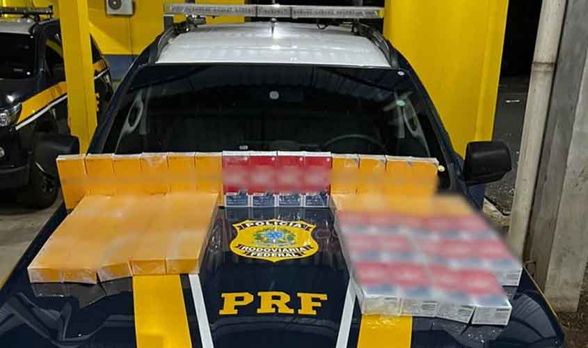 PRF apreende celulares transportados de forma irregular em ônibus