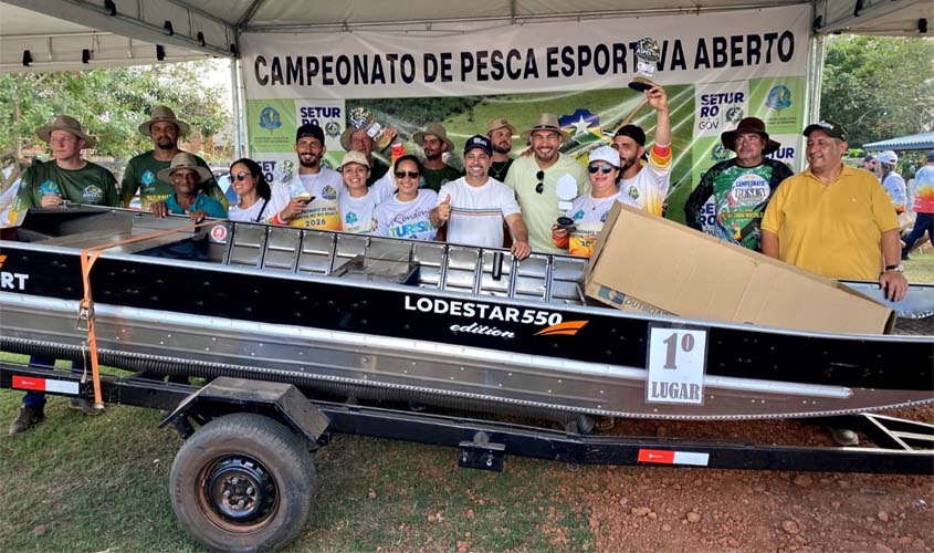 Pesca esportiva impulsiona turismo em Seringueiras