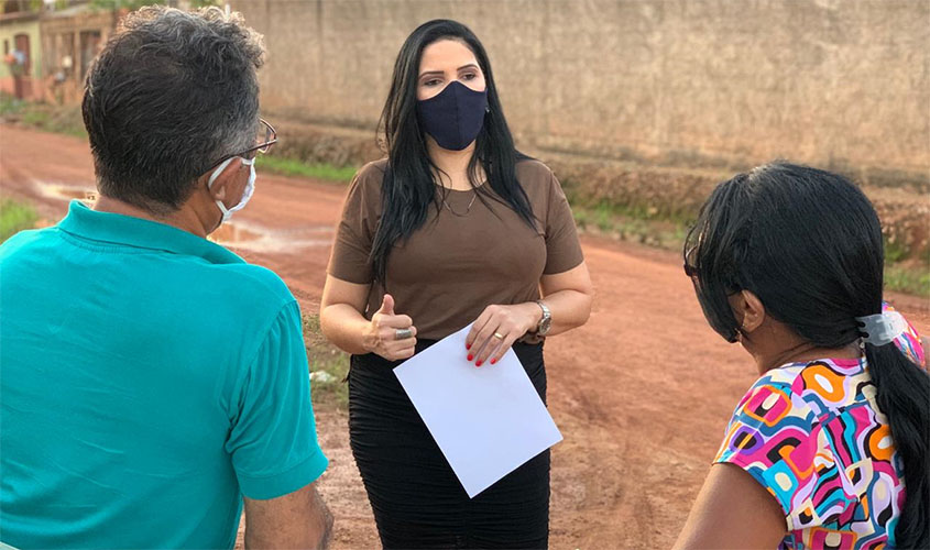 Cristiane Lopes continua cobrando melhorias para o bairro Lagoa