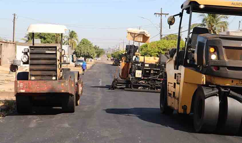 Iniciado recapeamento da avenida Jorge Teixeira, K-5