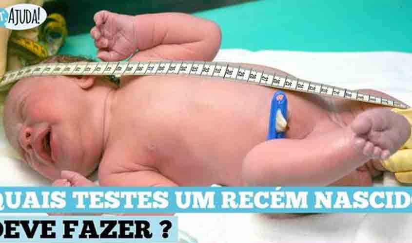 Testes de triagem neonatal: teste do coraçãozinho