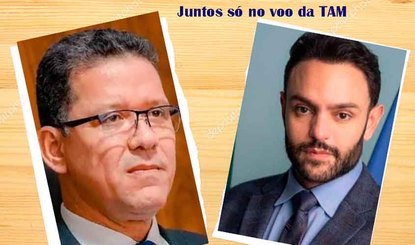 ROCHA E JÚNIOR GONÇALVES MUITO PRÓXIMOS, MAS APENAS NUM VOO DA TAM, PARA BRASÍLIA