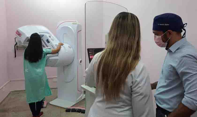 Mutirão de exames de mamografia tem início; procedimentos acontecem no HRC