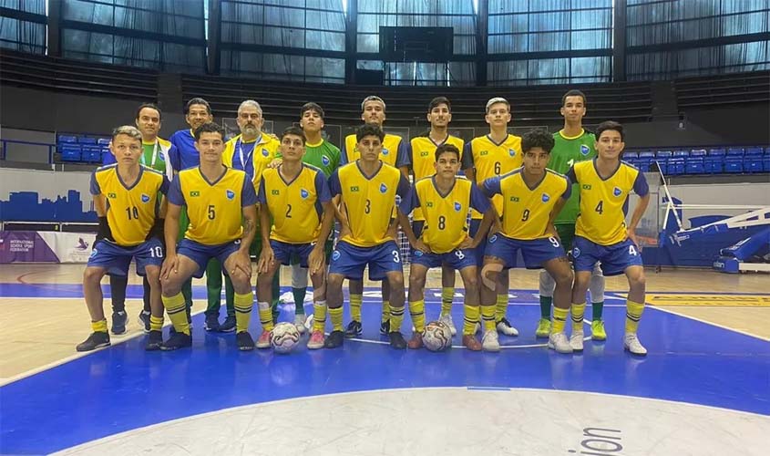 Delegação rondoniense alcança quinto lugar em Mundial Escolar de Futsal Masculino, na Sérvia