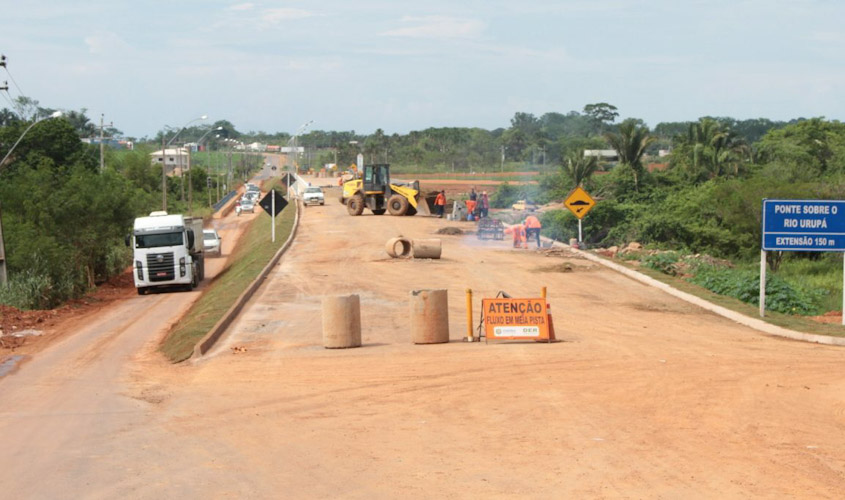 Governo conclui obra e inaugura ponte sobre o rio Urupá em Ji-Paraná nesta terça-feira, 17