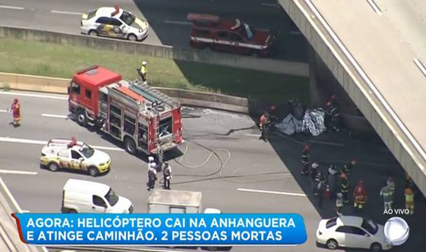 São Paulo: caminhão cai do Rodoanel e mata duas pessoas