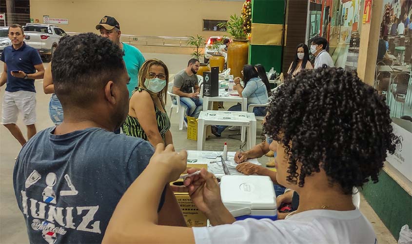 112 doses contra a Covid foram aplicadas no Fim de Ano Protegido