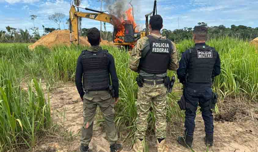 PF deflagra a Operação Andyrá em combate a crimes ambientais em Rondônia