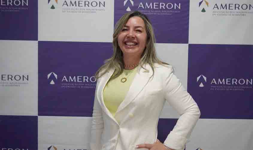 Fabíola Cristina Inocêncio é eleita presidente da Ameron para o biênio 2025-2026