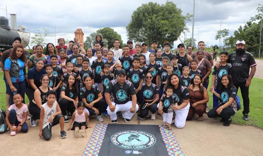 Judô infantil do Cero realiza troca de faixas em RO