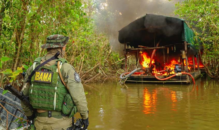 Fiscalização do Ibama contribui para a redução de 85% das áreas de mineração ilegal na TI Yanomami