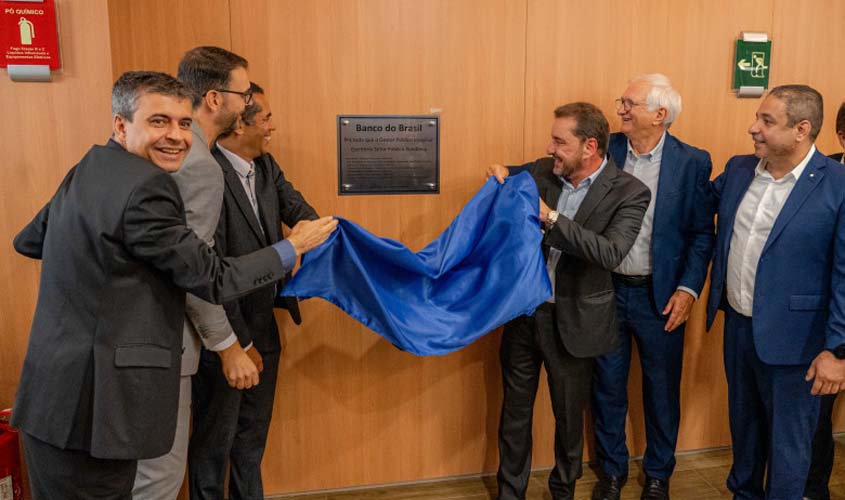 Prefeito Hildon Chaves participa da inauguração da nova agência do Setor Público do Banco do Brasil