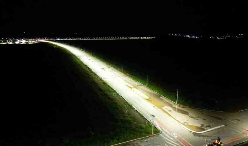 Prefeitura de Porto Velho entrega iluminação da Avenida Santos Dumont