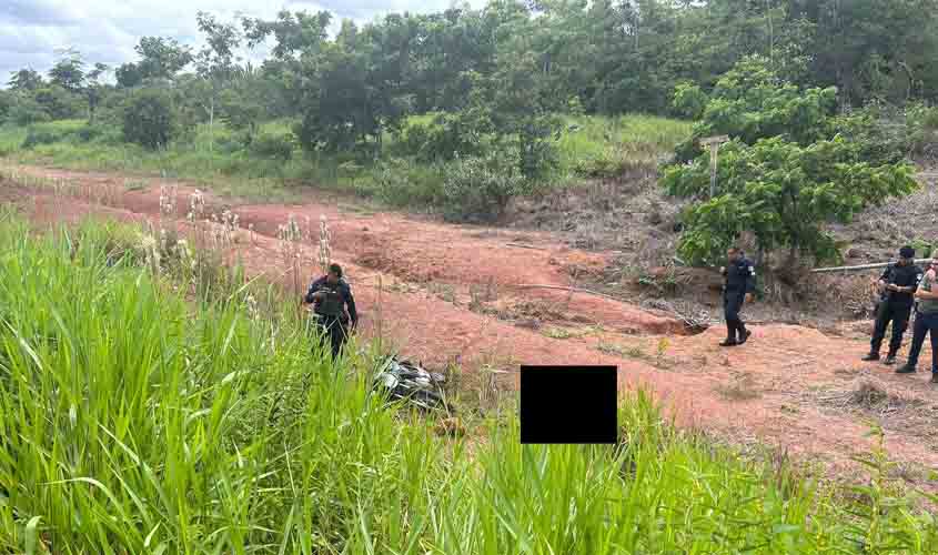 Motociclista desaparecido é encontrado morto na estrada da Penal, em Porto Velho