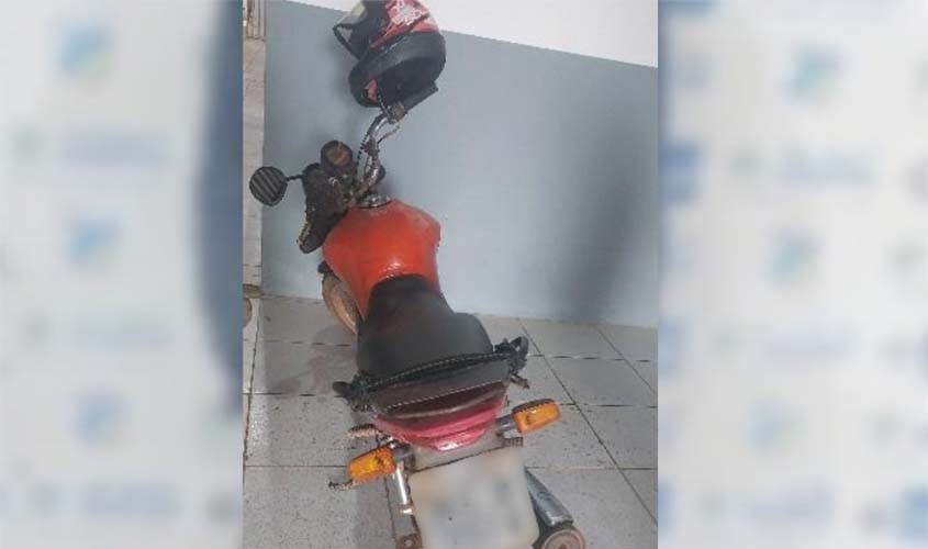 PM recupera motocicleta furtada/roubada em Porto Velho