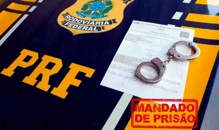 Em Rondônia, PRF cumpre quatro mandados de prisão