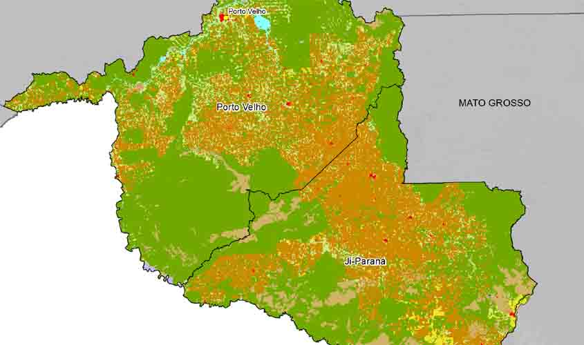 Rondônia foi o terceiro estado que mais reduziu vegetação nativa em 18 anos