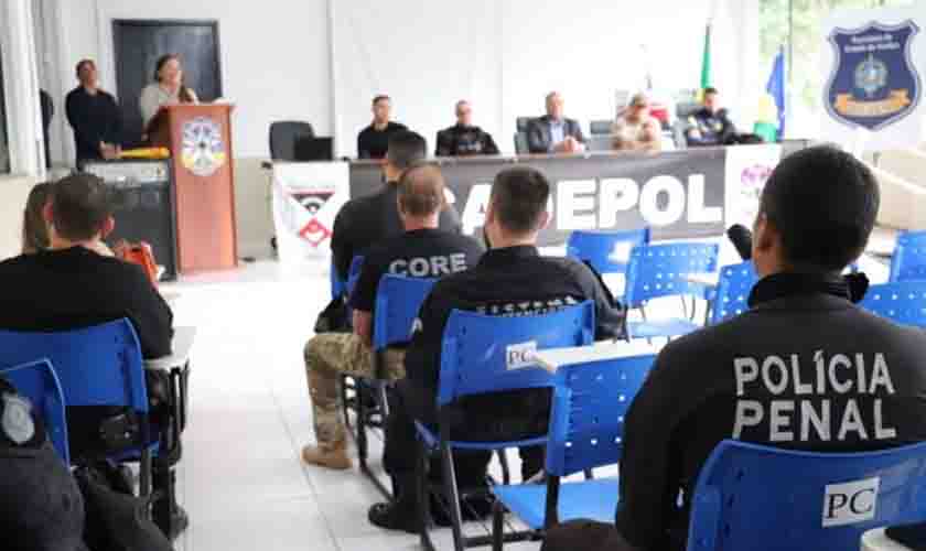 Policiais penais recebem curso de Instrutor de Tecnologias não Letais