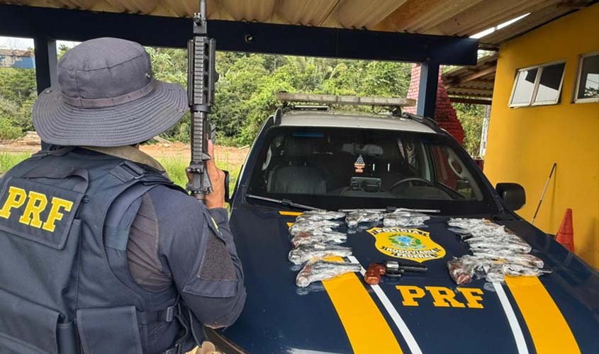 PRF em Rondônia apreende 14 armas de fogo em Porto Velho