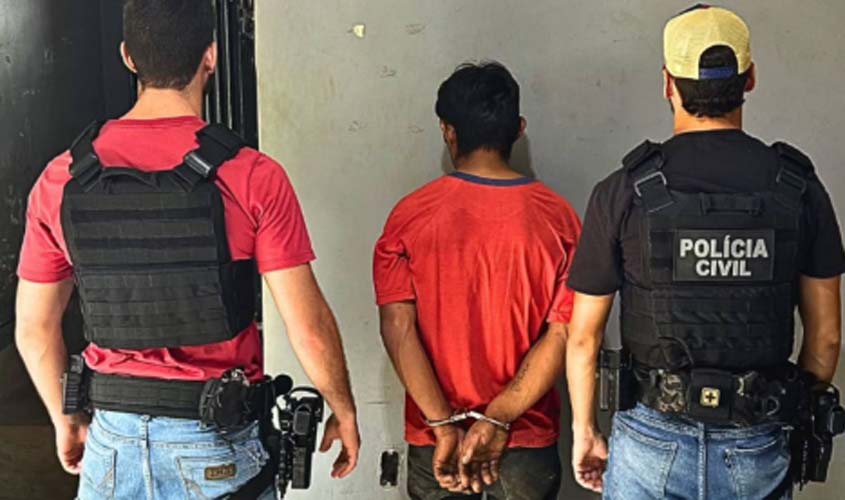 Polícia Civil prende suspeito de homicídio em Costa Marques