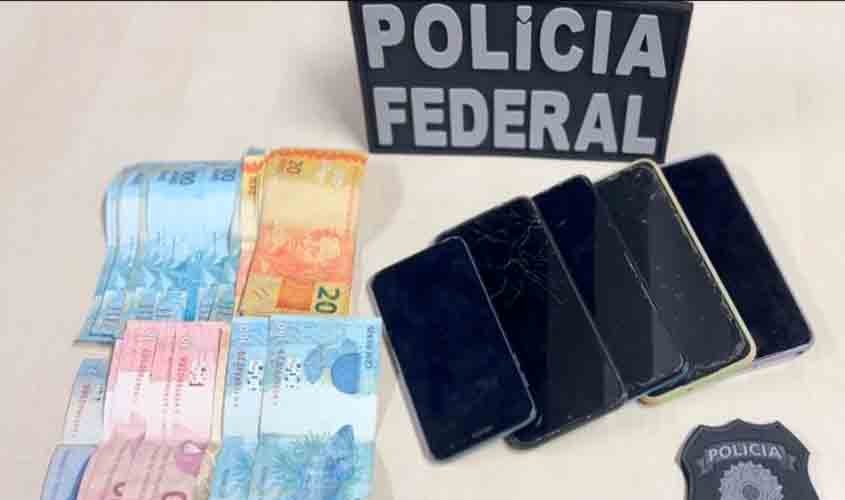 PF prende em flagrante três pessoas por inserção de dados falsos em sistemas da Caixa Econômica em RO