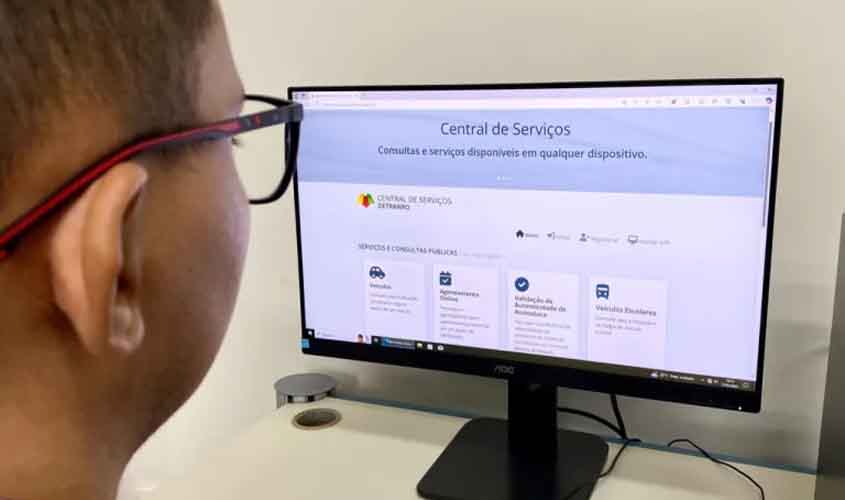 População pode acessar serviços do Detran-RO em tempo integral pela internet, mesmo no feriado prolongado