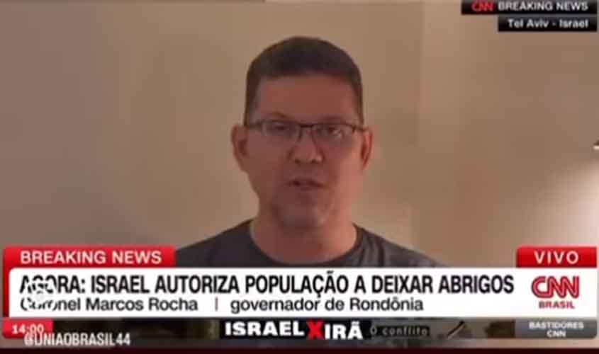 Governador Marcos Rocha permanece em Israel por vontade própria, enquanto Rondônia enfrenta crise política e caos na saúde