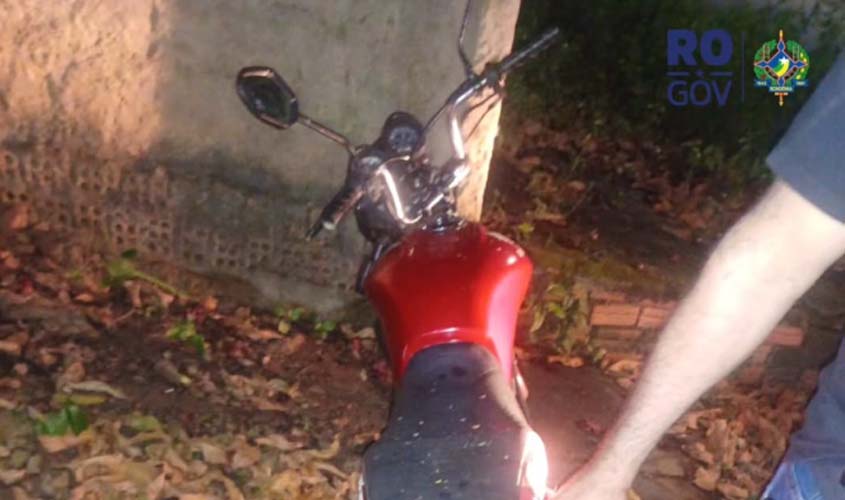 Polícia Civil recupera moto furtada em Porto Velho