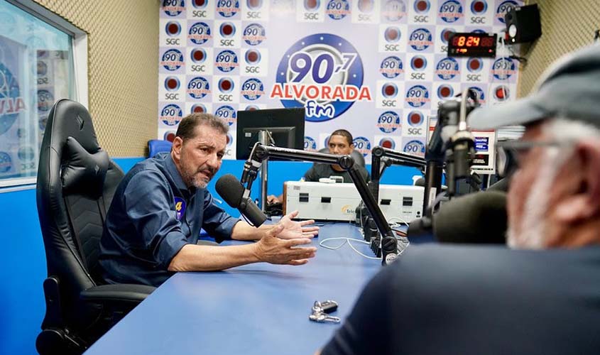 Hildon percorre o interior e confirma debates na SICTV e Globo