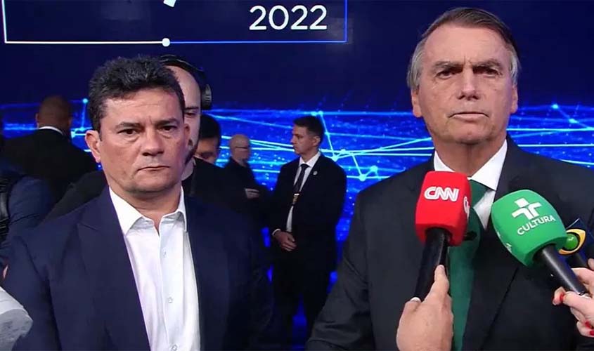 Assessor de Bolsonaro no debate, Moro já o acusou de rachadinha, mentira e interferir na PF