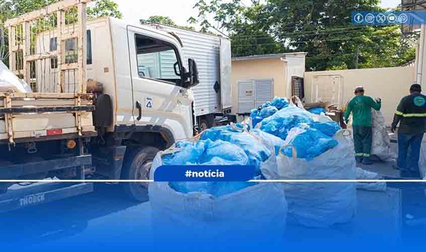 Só na capital, TRE-RO coleta mais de 350kg de materiais recicláveis após o 1º Turno