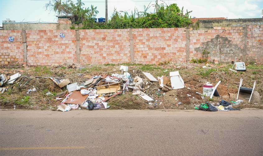 Prefeitura combate descarte irregular de lixo em Porto Velho