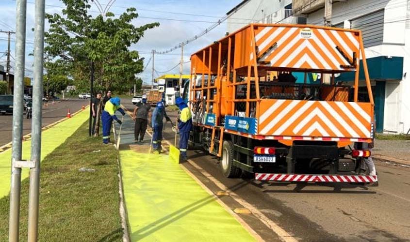 Prefeitura renova sinalização da Avenida Dom Pedro