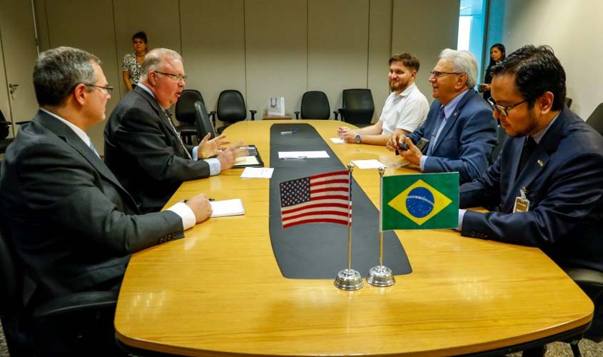 Embaixada dos Estados Unidos busca estreitar relação com Rondônia para fortalecer desenvolvimento econômico sustentável