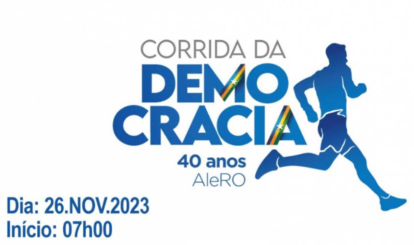 Assembleia Legislativa de Rondônia realiza 'Corrida da Democracia' no dia 26 de novembro