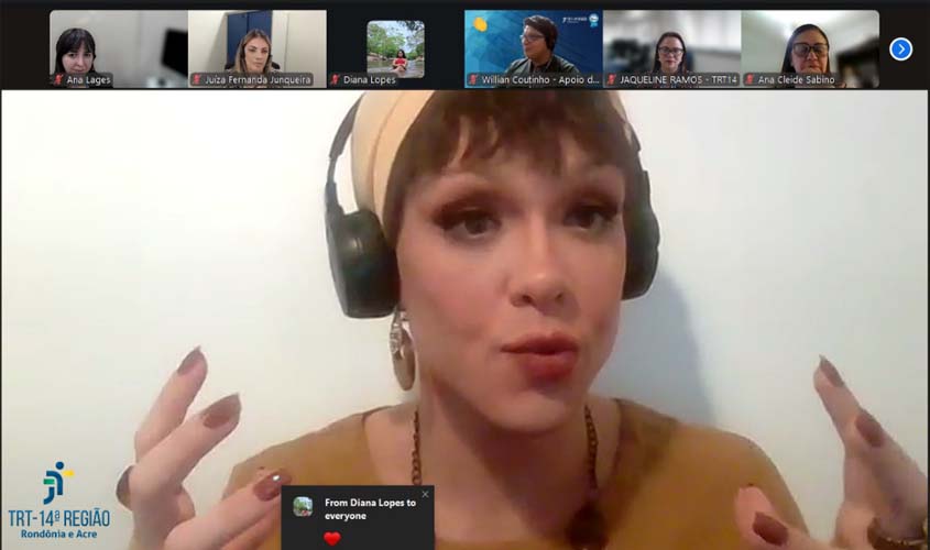 TRT-14 realiza palestra com Rita Von Hunty sobre diversidade