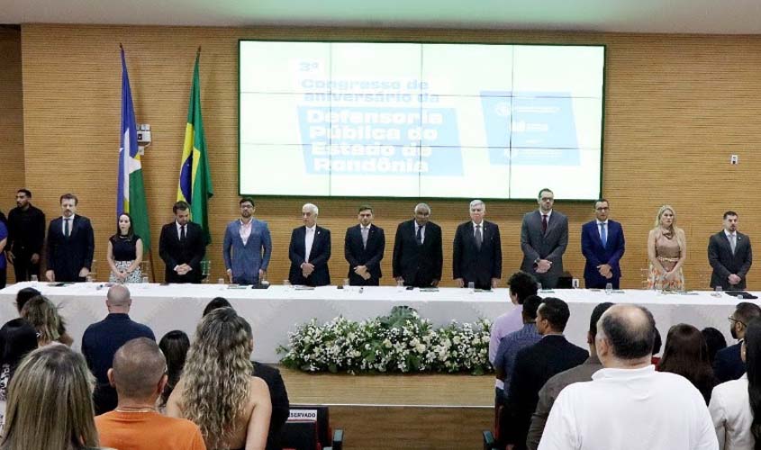 MPRO destaca integração no 3º Congresso da Defensoria Pública