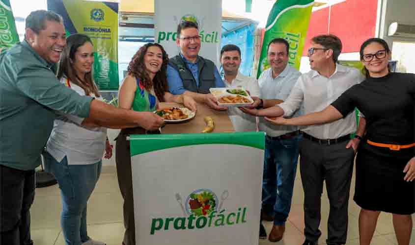 Governador Marcos Rocha e Secretária Luana Rocha Inauguram Programa Prato Fácil