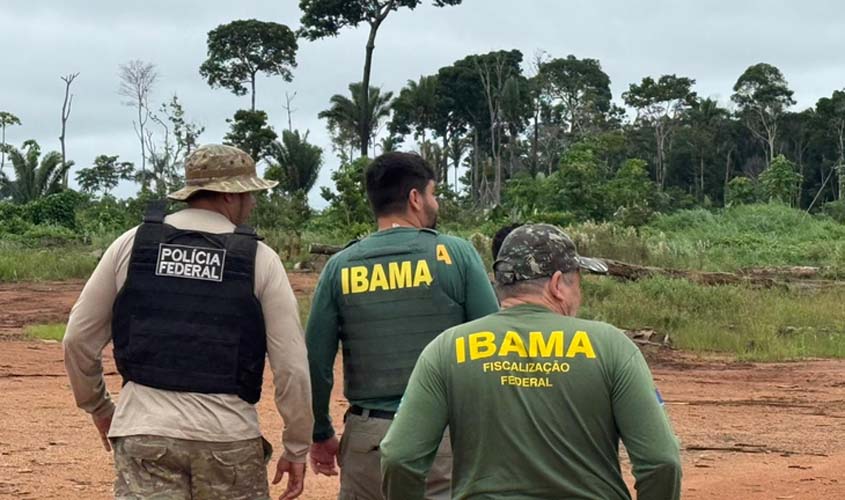 Forças de segurança combatem crimes ambientais em RO