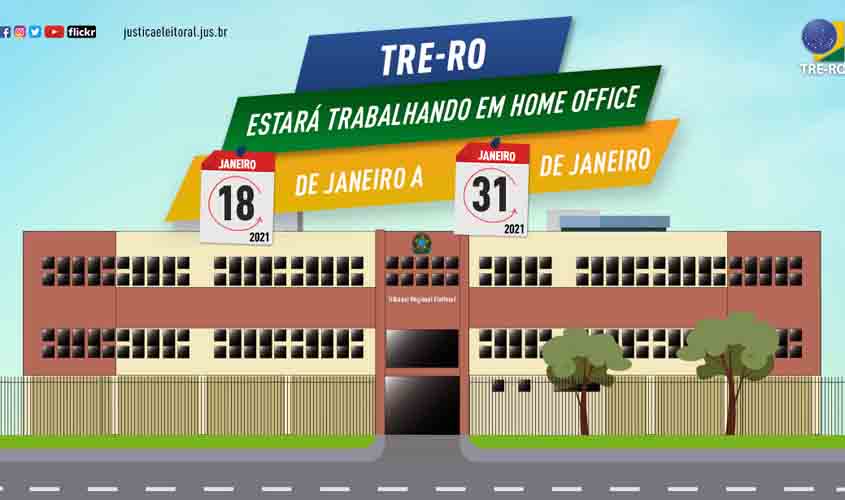 TRE-RO permanece em home office durante o período de isolamento social restritivo