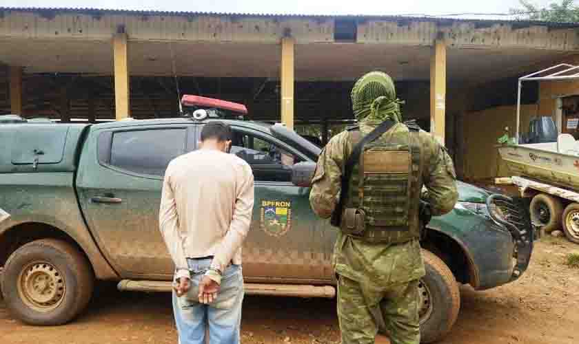 Forças de segurança na fronteira realizam prisão de perigoso foragido do Estado do Acre