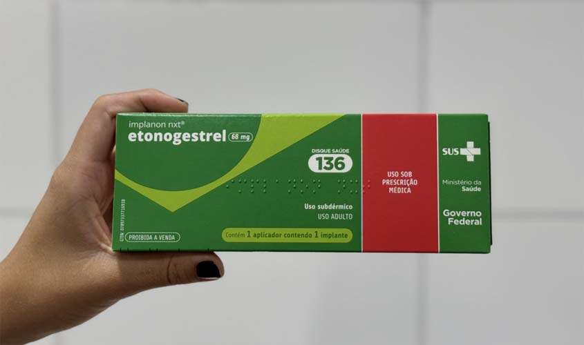 Porto Velho oferece implante hormonal para planejamento reprodutivo