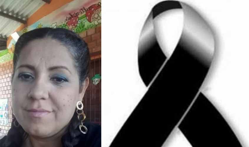 Morre professora vítima de feminicídio