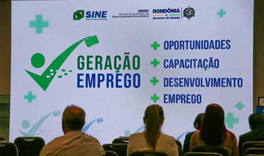 Governo de RO facilita acesso ao mercado de trabalho com 2.473 vagas e cursos gratuitos em plataforma digital